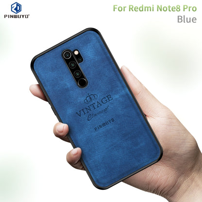 For Xiaomi RedMi Note 8 Pro PINWUYO Zun Series PC + TPU + Skin Waterproof And Anti-fall All-inclusive Protective Shell(Blue) - Xiaomi Cases by PINWUYO | Online Shopping UK | buy2fix