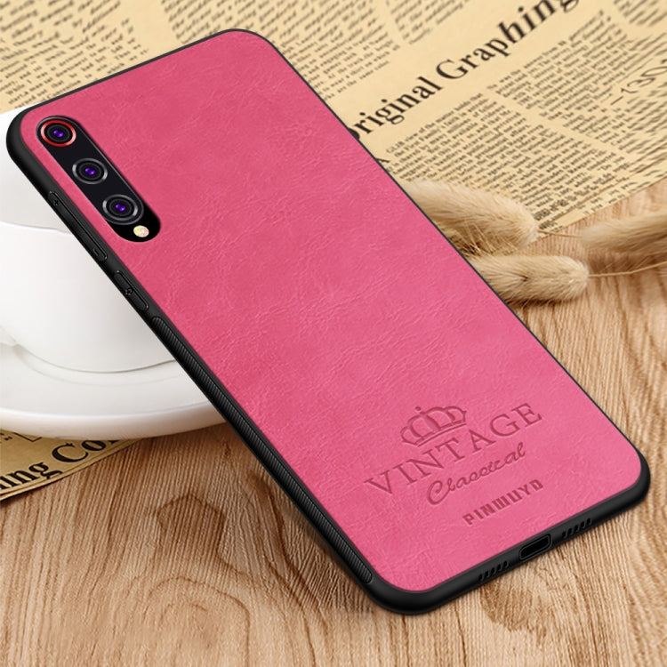 For Xiaomi Mi 9 Pro PINWUYO Pin Rui Series Classical Leather, PC + TPU + PU Leather Waterproof And Anti-fall All-inclusive Protective Shell(Red) - Xiaomi Cases by PINWUYO | Online Shopping UK | buy2fix