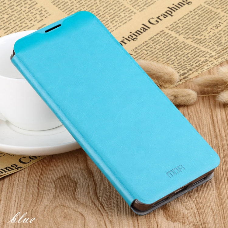 For Xiaomi Mi CC9 Pro / Mi Note10 / Mi Note10 Pro MOFI Rui Series Classical Leather Flip Leather Case With Bracket Embedded Steel Plate All-inclusive(Blue) - Xiaomi Cases by MOFI | Online Shopping UK | buy2fix