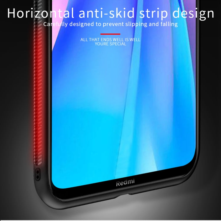 For Xiaomi RedMi Note8T PINWUYO Rong Series  Shockproof PC + TPU+ Chemical Fiber Cloth Protective Cover(Red) - Xiaomi Cases by PINWUYO | Online Shopping UK | buy2fix