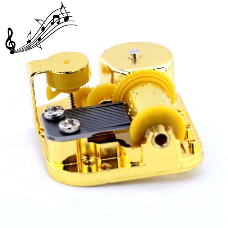 Eight-tone Gold-plated Bar Repair Parts DIY Sky City Paperback Music Box(Love Story) - Music Box by buy2fix | Online Shopping UK | buy2fix