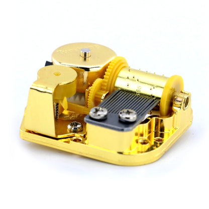 Eight-tone Gold-plated Bar Repair Parts DIY Sky City Paperback Music Box(My Heart Will Always Be) - Music Box by buy2fix | Online Shopping UK | buy2fix