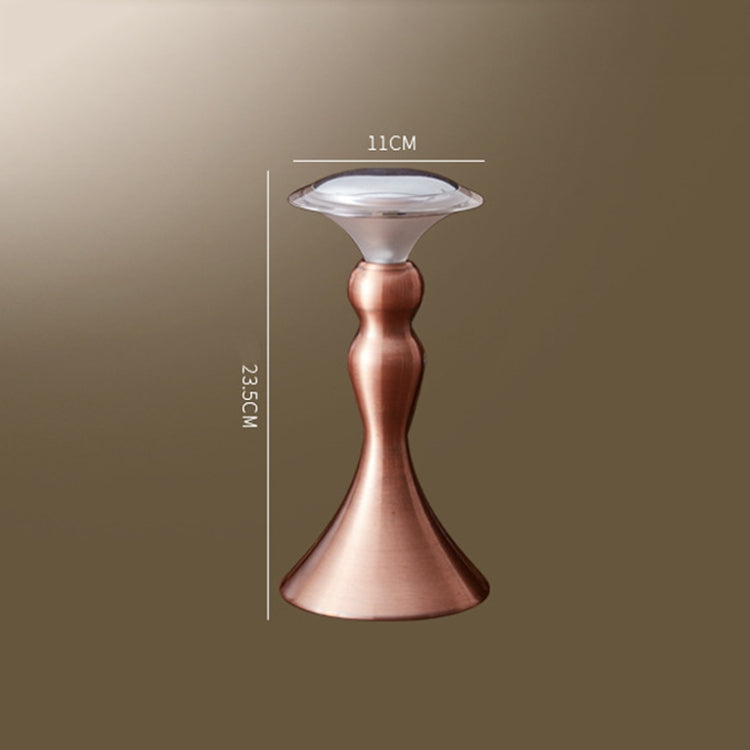 HT-TD2W1 LED Charging Restaurant Bar Decoration Table Lamp, Plug Type:EU Plug(Charging Type Bronze) - Bedside Light by buy2fix | Online Shopping UK | buy2fix