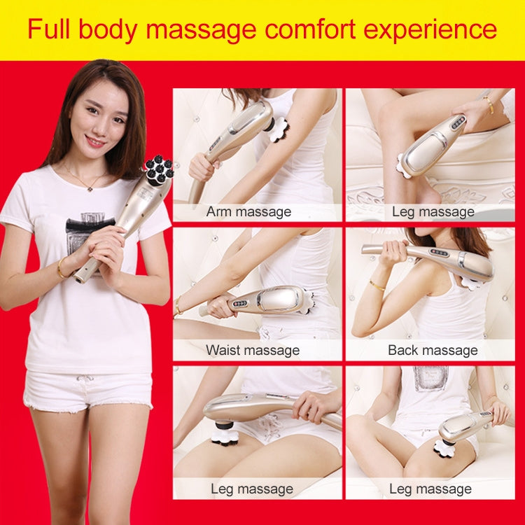 Rechargeable Dolphin Massager Electric Cervical Massage Stick A10 Straight Plug, Plug Type:EU Plug - Massage & Relaxation by buy2fix | Online Shopping UK | buy2fix