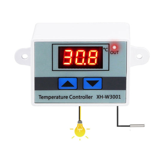 XH-W3001 Digital LED Temperature Controller Arduino Cooling Heating Switch Thermostat NTC Sensor 220V - Indoor Thermometer by buy2fix | Online Shopping UK | buy2fix