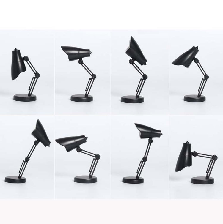 3 PCS Mini LED Desk Lamp Folding Portable Night Light Magnetic Eye Protection Desk Lamp(LD01-Rose Red) - Desk Lamps by buy2fix | Online Shopping UK | buy2fix