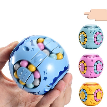 3 PCS Finger Magic Bean Magic Cube Toy Children Intelligence Fingertip Spinning Top(Lilac) - Magic Cubes by buy2fix | Online Shopping UK | buy2fix