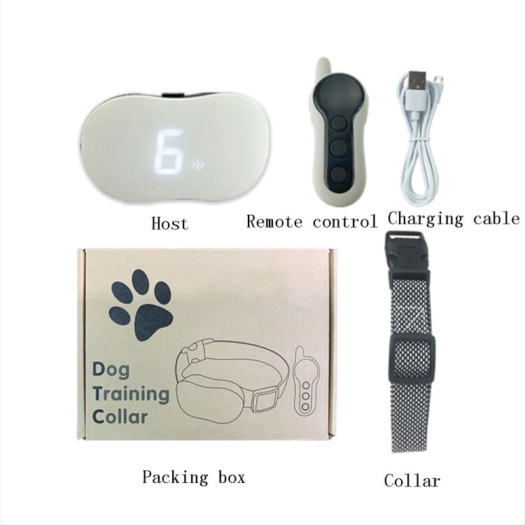 Remote Control Dog Training Device Bark Stopper Rechargeable Collar Waterproof Electric Shock Vibration Trainer, Specification: One for One - Training Aids by buy2fix | Online Shopping UK | buy2fix
