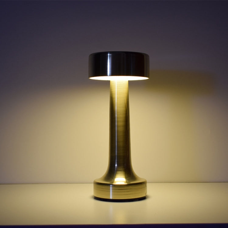 JB-TD10 LED Charging Bar Table Lamp Retro Creative Bar Cafe Restaurant Simple Bedside Night Light, Specification: US Plug(Golden) - Bedside Light by buy2fix | Online Shopping UK | buy2fix