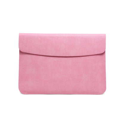 Horizontal Litchi Texture Laptop Bag Liner Bag For MacBook  13.3 Inch A1502 / 1425/1466/1369(Liner Bag Pink) - Protective Bags by buy2fix | Online Shopping UK | buy2fix