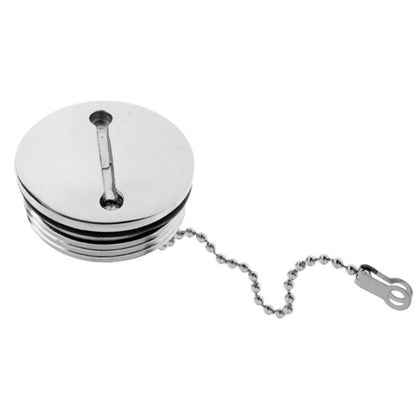 Stainless Steel Boat Deck Fill Filler Replacement Cap + Chain Boat Replacement Accessories - Marine Accessories & Parts by buy2fix | Online Shopping UK | buy2fix