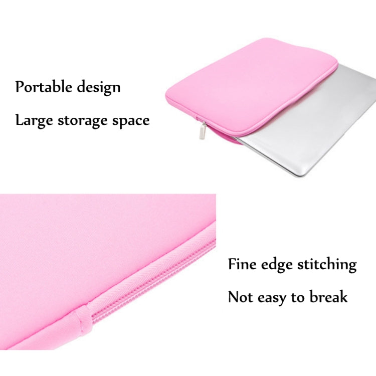 Laptop Anti-Fall and Wear-Resistant Lliner Bag For MacBook 15 inch(Upgrade Pink) - Protective Bags by buy2fix | Online Shopping UK | buy2fix