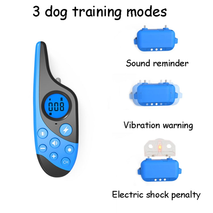 L-818 500M Dog Training Device Rechargeable Remote Control Pet Bark Stopper - Training Aids by buy2fix | Online Shopping UK | buy2fix