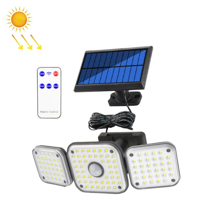 112 LED Solar Split Type Courtyard Lamp Outdoor Waterproof Corridor Garden Human Body Sensing Street Light - Solar Lights by buy2fix | Online Shopping UK | buy2fix