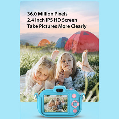 DC502 2.4-Inch 16X Zoom 2.7K Video Recording Children Digital Camera, Color: Yellow + 32G(US Plug) - Children Cameras by buy2fix | Online Shopping UK | buy2fix