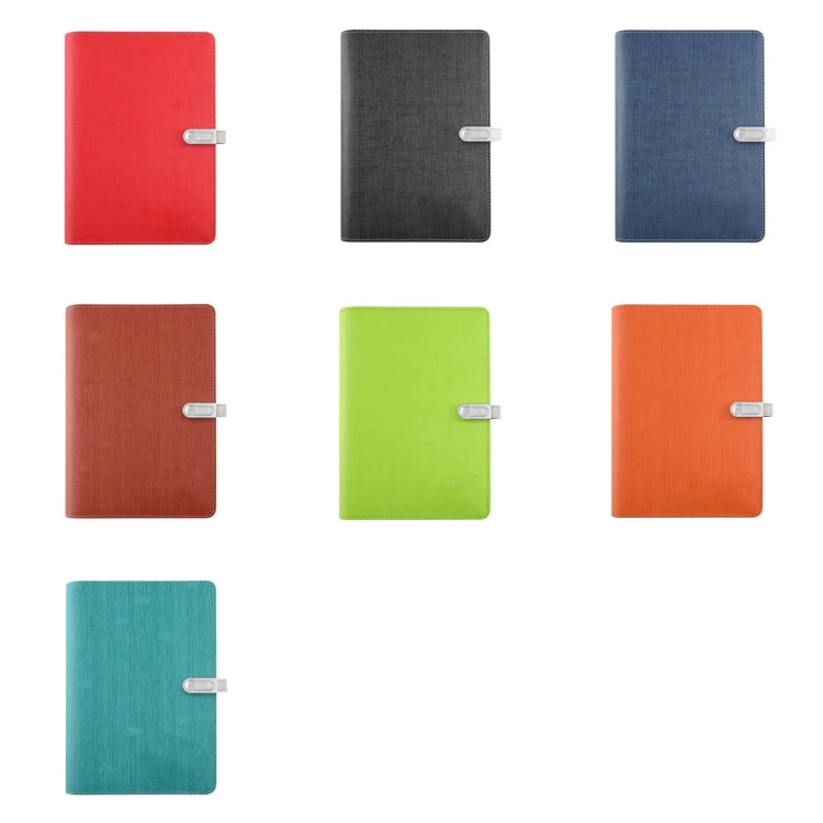 A5 Three-Dimensional Leather Pattern Notebook Set With 16GB U Disk, Specification: U Disk Style(Red) - Notebooks by buy2fix | Online Shopping UK | buy2fix