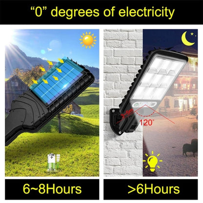 616 Solar Street Light LED Human Body Induction Garden Light, Spec: 108 COB With Remote Control - Street Lights by buy2fix | Online Shopping UK | buy2fix