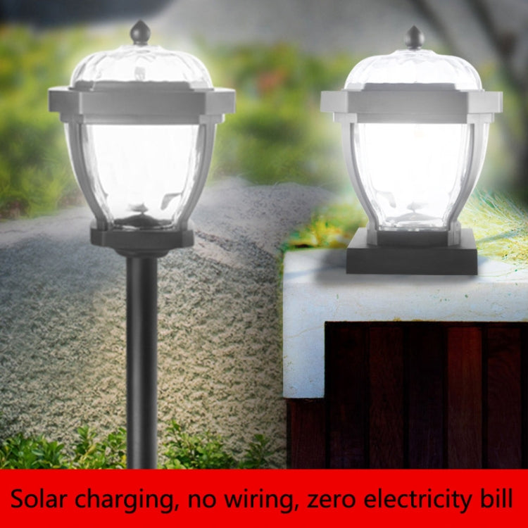 2 LED Solar Waterproof Outdoor Garden Light, Style: White Light-Column Cap - Solar Lights by buy2fix | Online Shopping UK | buy2fix