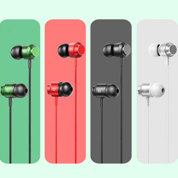 TS902 Metal In-Ear USB-C / Type-C Game Earphone, Cable Length: 1.2m(Green) - Type-C Earphone by buy2fix | Online Shopping UK | buy2fix