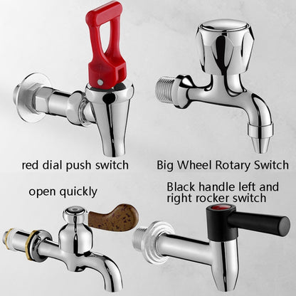 Insulation Bucket Faucet Milk Tea Water Mouth, Style: Pressing Switch Double Section 4 Points - Faucets & Accessories by buy2fix | Online Shopping UK | buy2fix