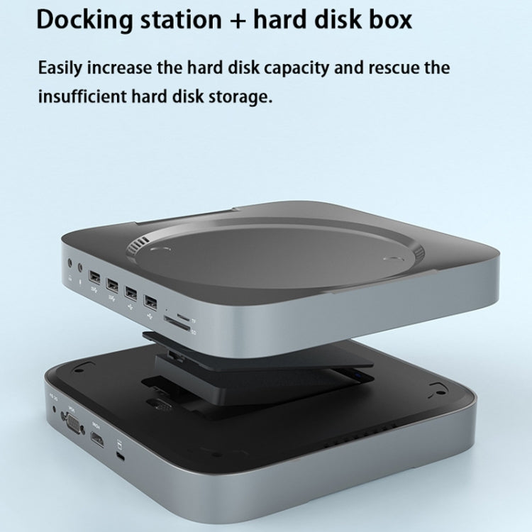 Rocketek MM483 For Mac Mini Docking Station With Hard Disk Enclosure - USB HUB by Rocketek | Online Shopping UK | buy2fix