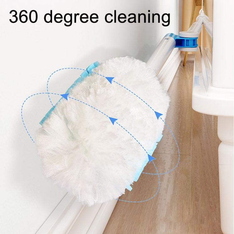 Disposable Household Vacuum Retractable Feather Duster, Style: With Base+2 Clothes - Sponges, Cloths & Brushes by buy2fix | Online Shopping UK | buy2fix