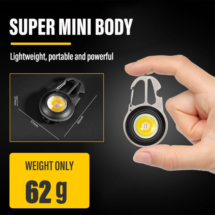 E-SMARTER W5137 Mini Wrench Glare Portable Flashlight, Specification: Black+Screws - Mini Flashlight by E-SMARTER | Online Shopping UK | buy2fix