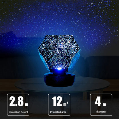 Starry Sky Projection Lamp Fantasy Constellation Projector,Style: Monochrome USB Blue Light - Projection Lamp by buy2fix | Online Shopping UK | buy2fix