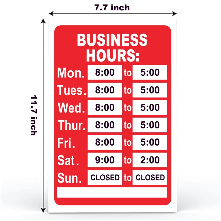 Company Shop Coffee Business Premises Business Hours Sticker - Sticker by buy2fix | Online Shopping UK | buy2fix