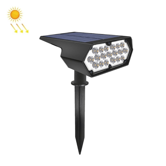 19LED Solar Plug-in Lawn Spotlight Garden Villa Lighting Wall Lamp - Solar Lights by buy2fix | Online Shopping UK | buy2fix