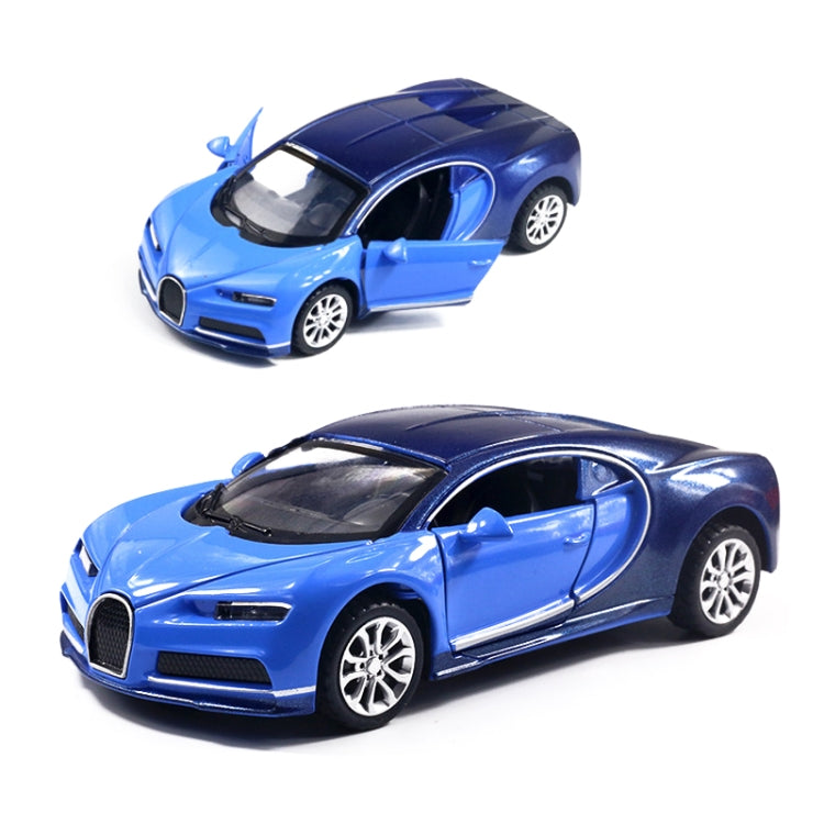 1:36 Simulation Alloy Sports Car Model Children Toy Car Baking Cake Decorative Ornament(Black Blue) - Model Toys by buy2fix | Online Shopping UK | buy2fix