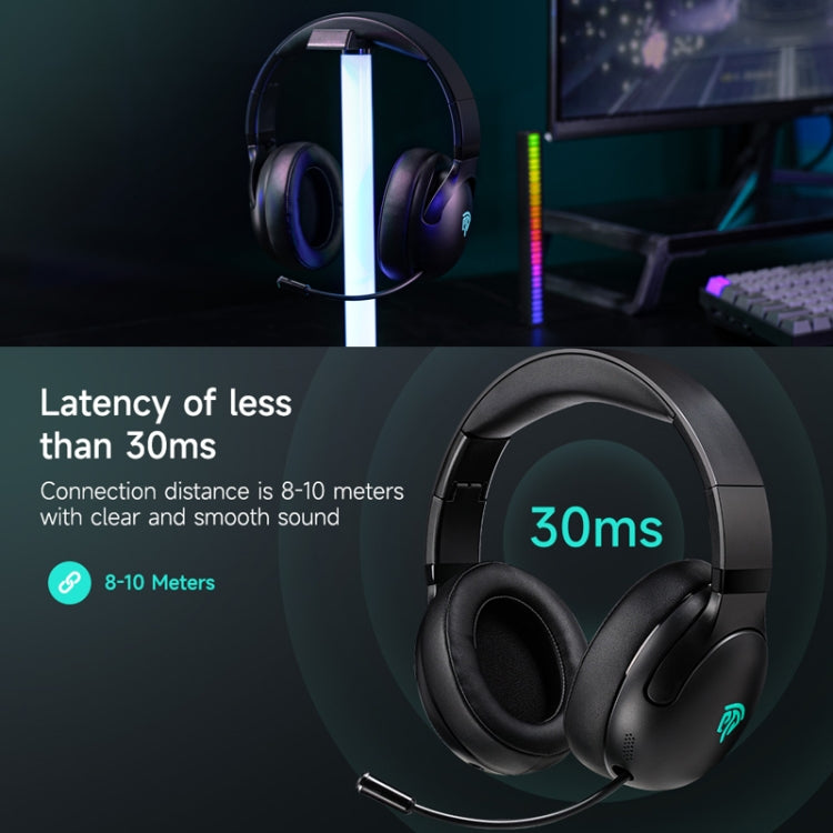 EasySMX C08W Wireless Bluetooth Wired 3 Mold Connecting Foldable Head Wearing Game Headphones(Black) - Headset & Headphone by EasySMX | Online Shopping UK | buy2fix