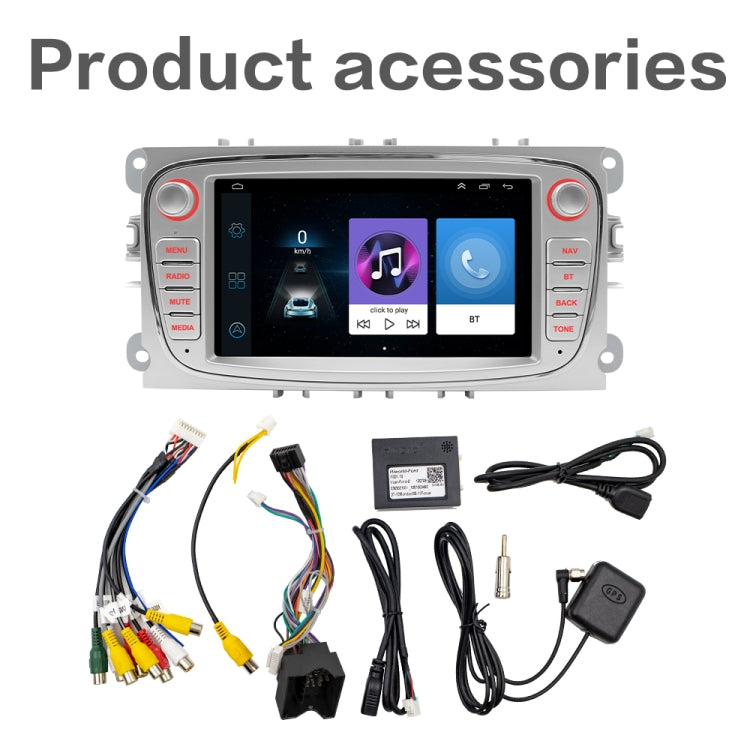 For Ford Focus 7 Inch HD Android Navigation Bluetooth RDS Radio, Size: 2+64G(Black) - Car MP3 & MP4 & MP5 by buy2fix | Online Shopping UK | buy2fix