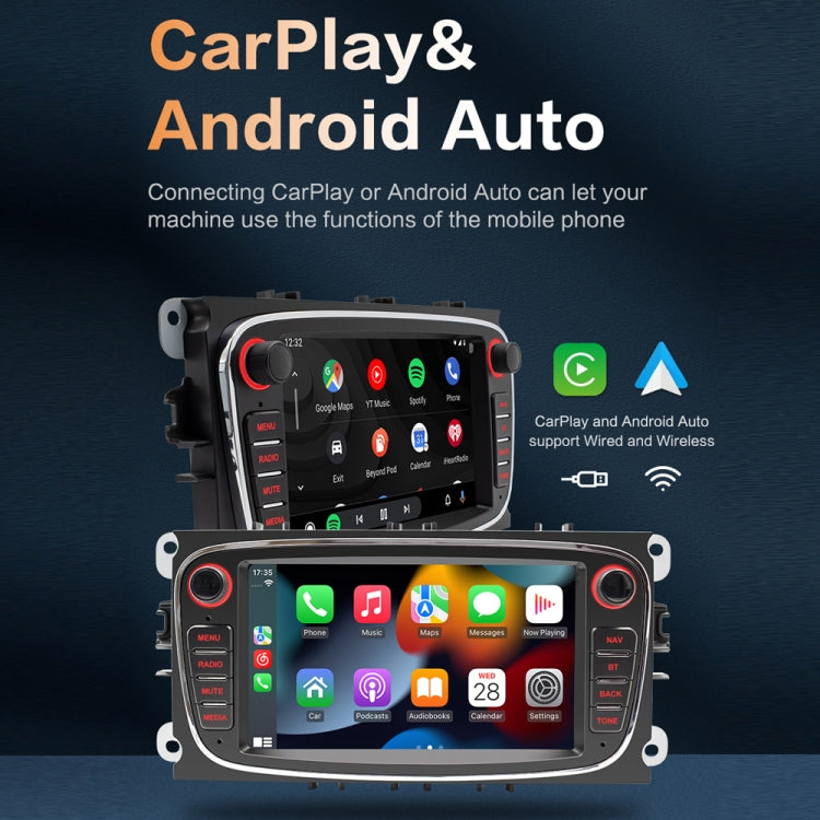 For Ford Focus 7 Inch HD Android Navigation Bluetooth RDS Radio, Size: 1+32G(Black) - Car MP3 & MP4 & MP5 by buy2fix | Online Shopping UK | buy2fix