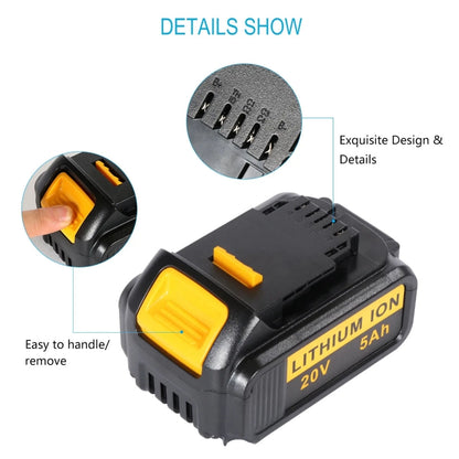 4000mAh For Dewalt DCB180 / DCB181 / DCB200 20V Electrical Tools Spare Battery - Electric Saws & Accessories by buy2fix | Online Shopping UK | buy2fix