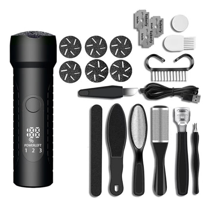 Electric Foot File Pedicure Kit Waterproof Feet Callus Remover, Spec: Kit 2  Black - Grinding Tools & Accessories by buy2fix | Online Shopping UK | buy2fix