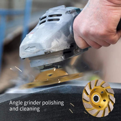 100mm Concrete Stone Diamond Grinding And Polishing Blades Ceramic Grinder Machine Fan Shape Grinding Wheel, Specification: A Level Coarse Tooth - Abrasive Tools & Accessories by buy2fix | Online Shopping UK | buy2fix