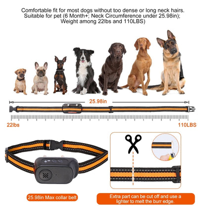 Barking Device Charging Waterproof Collar Remotely Control Dog Trainer - Training Aids by buy2fix | Online Shopping UK | buy2fix