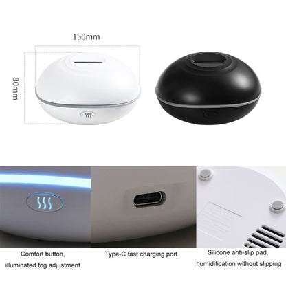 SD13 200ML Car USB Flame Aromatherapy Diffuser Home LED Night Light Silent Mist Humidifier(Black) - Air Purifiers & Accessories by buy2fix | Online Shopping UK | buy2fix