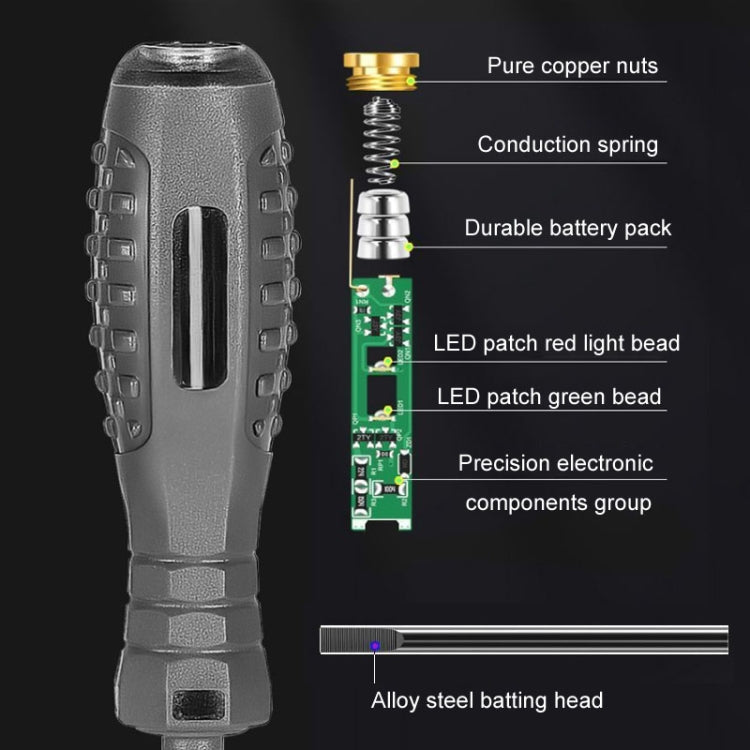 High Torque High Bright Electrician Tester Smart Test Breakpoint Specific Screwdriver(Phillips) - Voltage Detector by buy2fix | Online Shopping UK | buy2fix