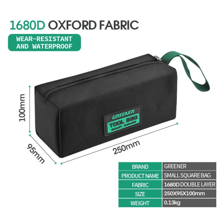 GREENER Fishing Toolkit Waterproof Thickened Oxford Fabric Storage Bag Canvas Handbag, Specification: Small Double Layer - Storage Bags & Boxes by GREENER | Online Shopping UK | buy2fix