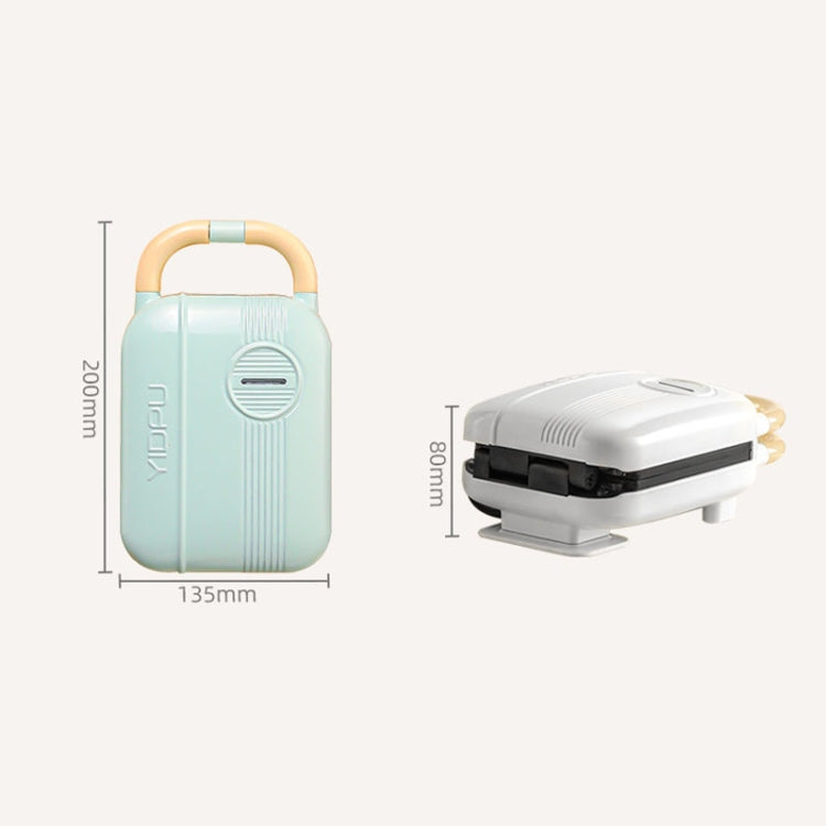 4 In 1 YIDPU Multifunctional Family Breakfast Maker Light Diet Sandwich Waffle Baker, CN Plug(Green) - Bulit-in Ovens & Accessories by YIDPU | Online Shopping UK | buy2fix