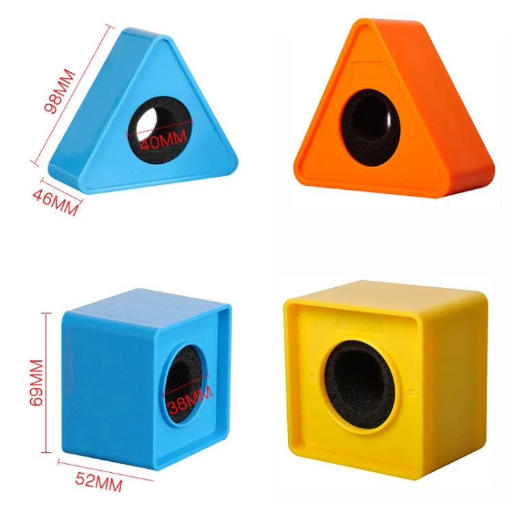 Interview Microphone Logo Flag Station, Spec: Square Orange - Microphone by buy2fix | Online Shopping UK | buy2fix