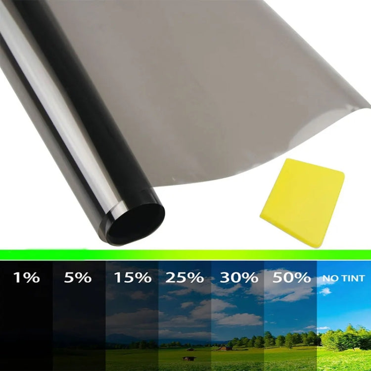 50cm x 3m Car Glass Sun Protection Heat Insulation Solar Translucent Film, Transmittance: 5 Percent - Window Foils & Solar Protection by buy2fix | Online Shopping UK | buy2fix