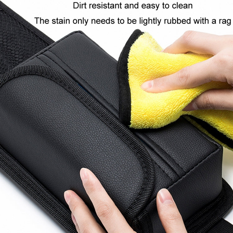 Car Seat Side Storage Hanging Bag Tissue Box, Model: H320 Litchi Pattern - Stowing Tidying by buy2fix | Online Shopping UK | buy2fix