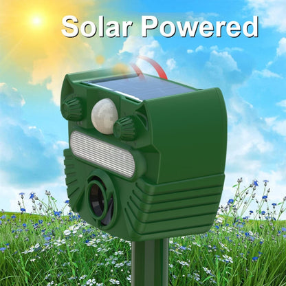 Outdoor Solar Animal Driving Device Ultrasonic Waterproof Infrared Sensor - Outdoor Insect Repellent by buy2fix | Online Shopping UK | buy2fix