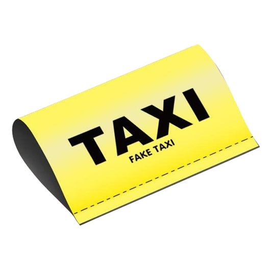 TAXI Washed Mark Label Car Personalized Decorative Stickers(Yellow Large) - Decorative Sticker by buy2fix | Online Shopping UK | buy2fix