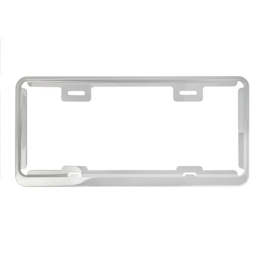 Taiwan Car License Plate Stainless Steel Frame, Specification: Stainless Steel 8K Mirror - License Plate Covers & Frames by buy2fix | Online Shopping UK | buy2fix