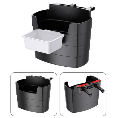 Car-Mounted French Fries Cup Holder Storage Box Multifunctional Trash Can, Model: SD-1019B With Seasoning Box - Stowing Tidying by buy2fix | Online Shopping UK | buy2fix