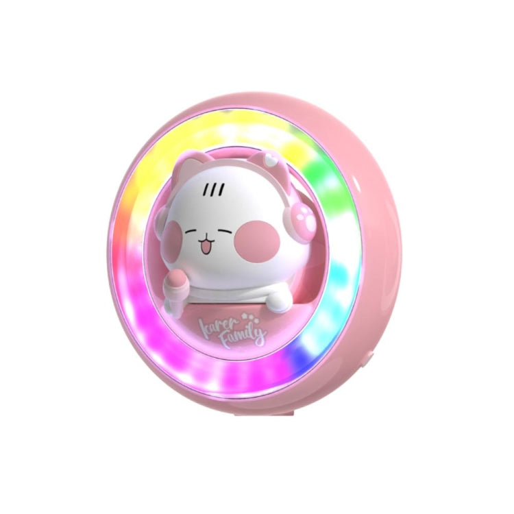 ICARER FAMILY XX-28 Car Aromatherapy Colorful Rhythm Lights Air Vent Aromatherapy Decoration(Pink) - Air Freshener by ICARER FAMILY | Online Shopping UK | buy2fix